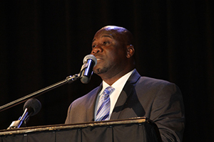 Minister of Agriculture in the Nevis Island Administration Hon. Alexis Jeffers