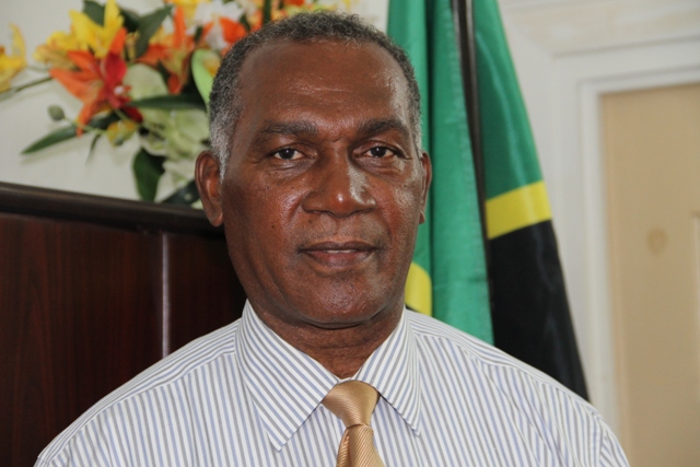 Premier of Nevis Hon. Vance Amory at his Bath Plain office on April 07, 2015