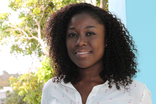 Photo caption: Tamica Lawrence, chairperson of the Ministry of Tourism’s Exposition Nevis