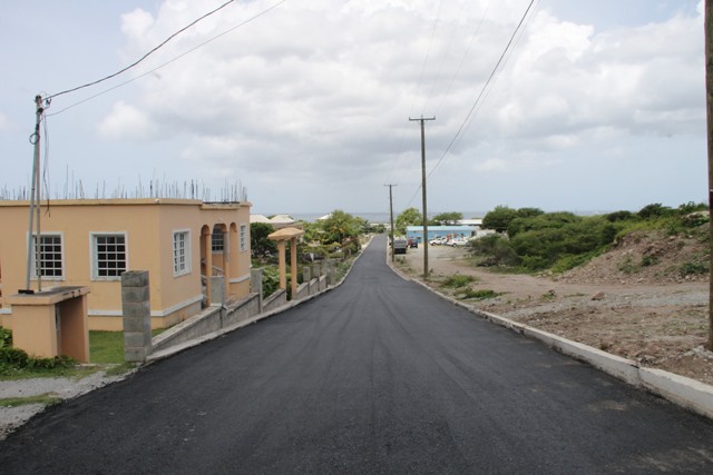 The new Lower Farms/Bath Plain road on July 29, 2016