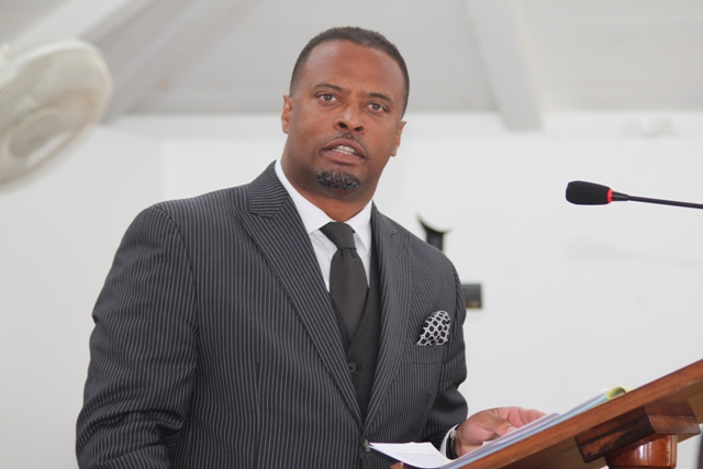 Deputy Premier of Nevis and Minister of Tourism Hon. Mark Brantley at sitting of the Nevis Island Assembly (file photo)