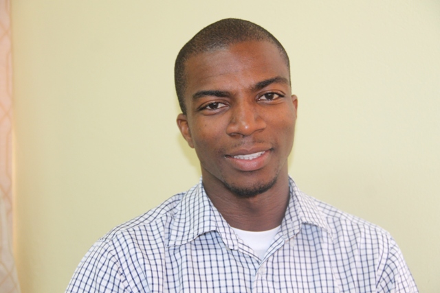 Joshua Browne, Coordinator of the Literary and Debating Society at the Nevis Sixth Form College