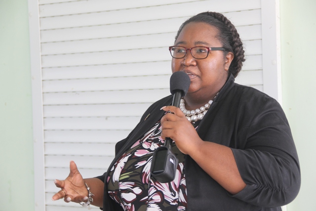 Ms. Shenelle Pemberton, Principal of the Elizabeth Pemberton Primary School