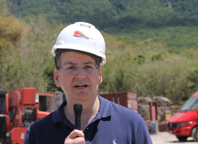 Mr. Daniel Pfeffer, President of Thermal Energy Partners the parent company of Nevis Renewable Energy International, who are contracted by the Nevis Island Administration to develop the island’s geothermal resource