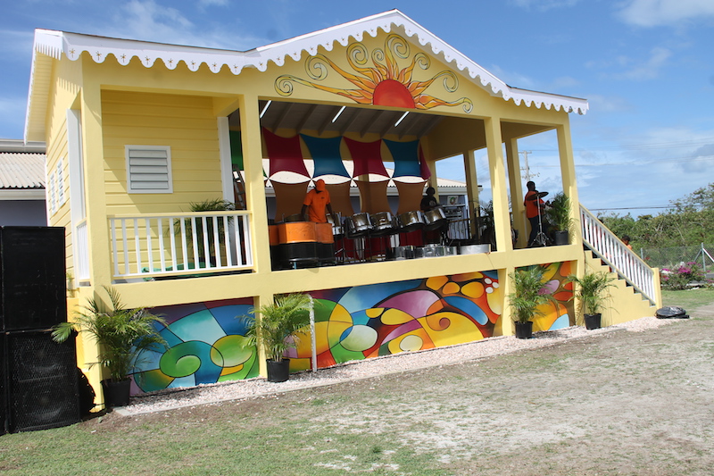 The newly constructed Band Stand at the Artisan Village in Pinneys on May 24, 2018