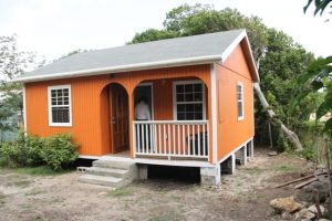 The new home of Ms. Lorraine Cassandra Phillip at Fountain Village, a gift from the Ministry of Social Development in the Nevis Island Administration, as part of its Community Housing Assistance Programme on June 14, 2018