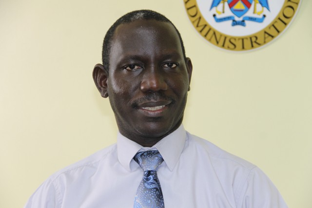Mr. John Hanley, Acting Permanent Secretary in the Ministry of Tourism on Nevis