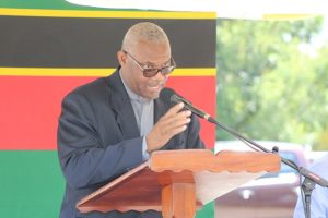 Mr. Sydney Newton, chairperson of the Memorial Service hosted by the Nevis Island Administration commemorating the 48th anniversary of the MV Christena Disaster