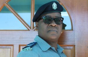 Sgt. Marva Chiverton, Head of the Traffic Department in the Royal St. Christopher and Nevis Police Force, Nevis Division