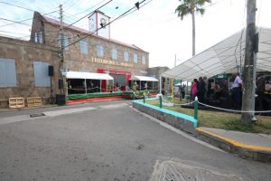 The Theodore L. Hobson Court Building in Charlestown on April 28, 2019 during the naming ceremony on April 28, 2019 