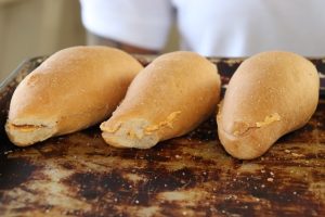 Freshly baked bread and yellow butter ready for serving at the Ministry of Tourism’s Heritage Village Life, at the Nevisian Heritage Village on May 10, 2019, an event on its Exposition Nevis calendar of activities