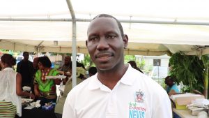 Mr. John Hanley, Permanent Secretary in the Ministry of Tourism, at Jessups Seafood Fiesta 2019 at Jessups Village on May 06, 2019, an activity on the ministry’s Exposition Nevis 2019 calendar
