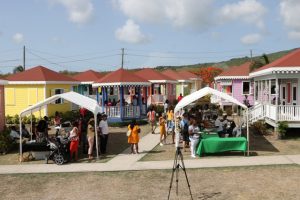 A section of the Ministry of Tourism’s Artisan Village during the 5th annual St. Kitts and Nevis Restaurant Week Tasting Showcase on July 20, 2019