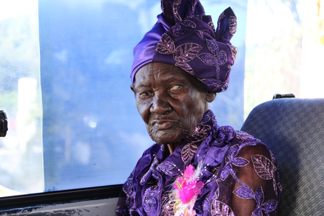 Ms. Celian “Martin” Powell the Federation’s oldest citizen celebrating her 100th birthday