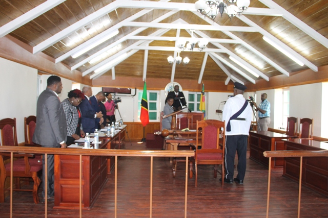Nevis Island Assembly convenes in Chambers at Hamilton House (file photo)
