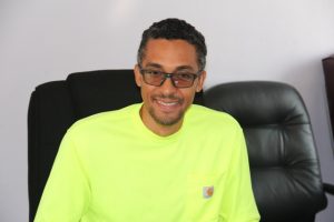 Mr. Timothy Thwaites of Smith Warner International a Jamaican based engineering firm, at a meeting at the Nevis Island Administration’s conference room in Charlestown on January 14, 2020