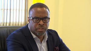 Hon. Mark Brantley, Premier of Nevis, during the first sitting of the Nevis Island Administration Cabinet at Pinney’s Estate on January 08, 2020