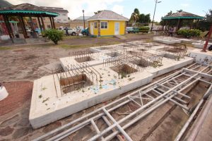 The tender pier at the Charlestown Port before demolition work commenced in a Nevis Island Administration project to refurbish the facility