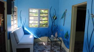 The new-look reception room at the recently refurbished Nevis Fishermen's Marketing and Supply Cooperative Society Limited in Charlestown