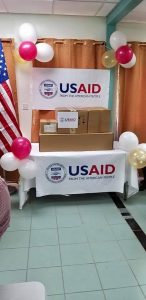 Donation of medical equipment to the people of St. Kitts and Nevis from the United States Agency for International Development 