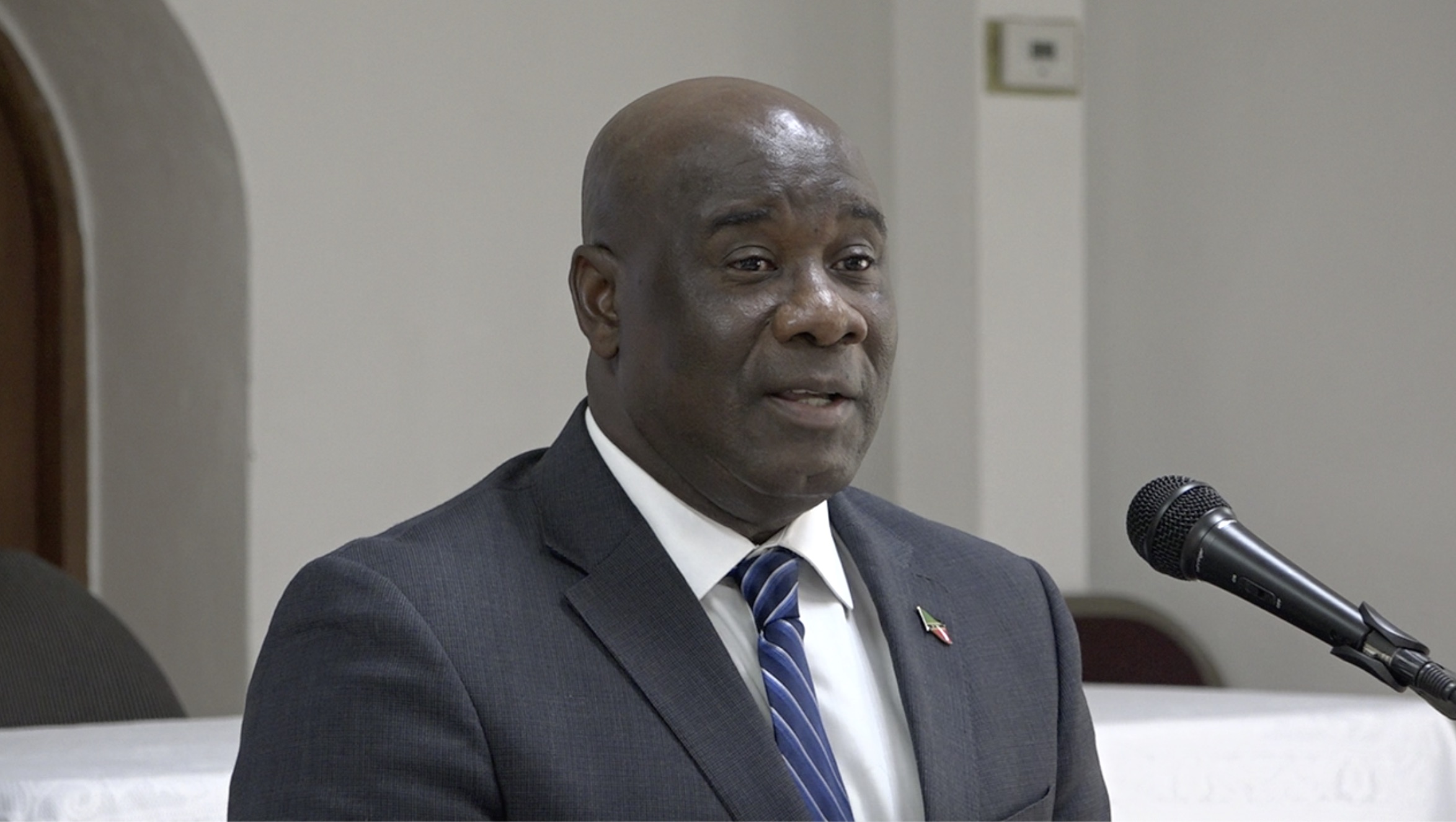 Hon. Alexis Jeffers, Minister of Agriculture in the Nevis Island Administration