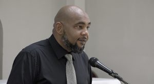 Mr. Huey Sargeant, Permanent Secretary in the Ministry of Agriculture on Nevis