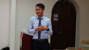 William Chen, technical expert from the Republic of China (Taiwan) assisting St. Kitts and Nevis with the early intervention of non-communicable diseases