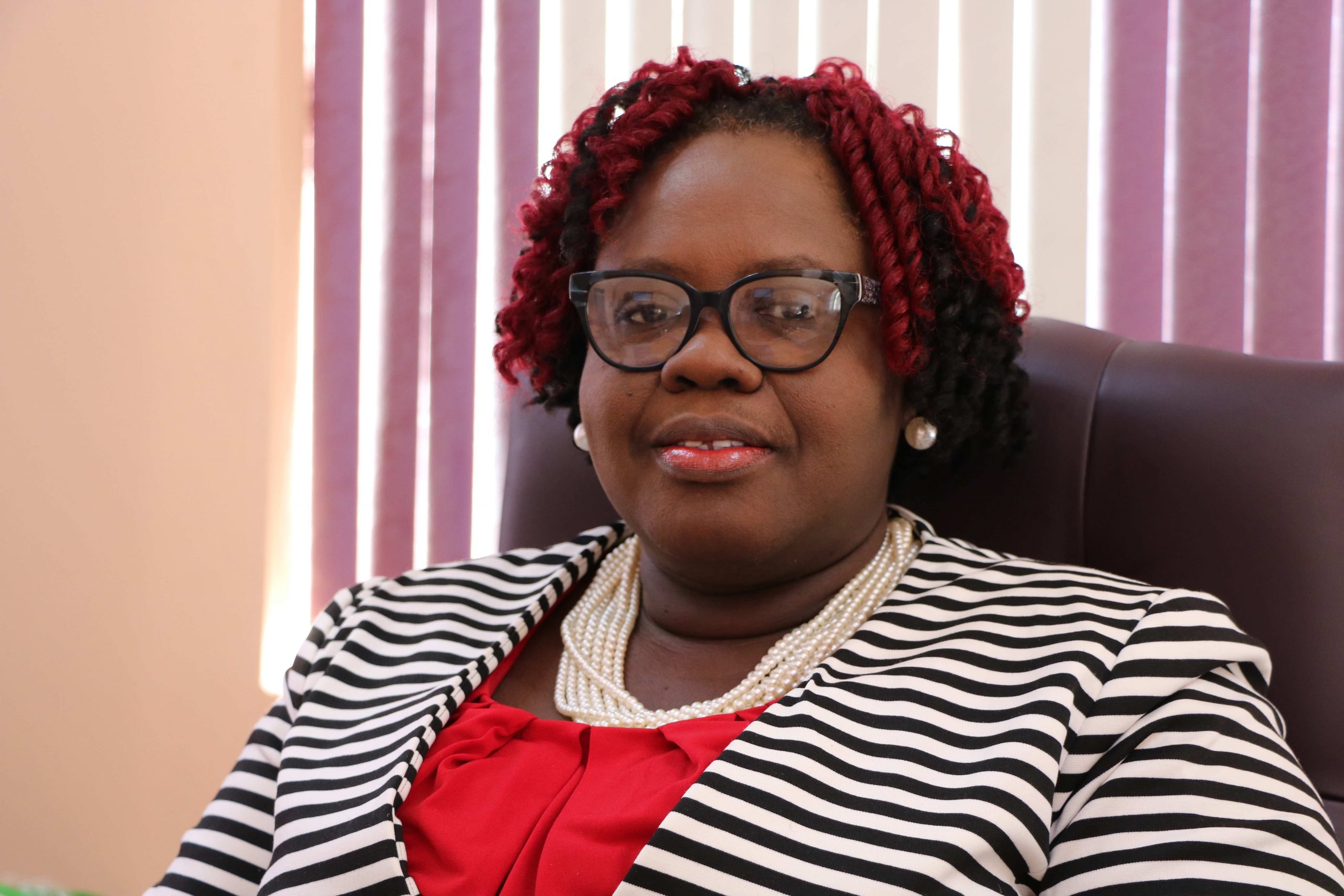 Hon. Hazel Brandy-Williams, Junior Minister of Health in the Nevis Island Administration at her office in Charlestown on January 26, 2021