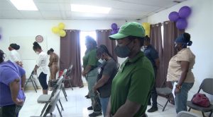 A section of the participants at the Non-Traditional Occupation for Women workshop hosted by the Gender Affairs Department and the Women in Construction group on March 23, 2021, at the department’s conference room 