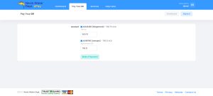 The Nevis Water Department’s ePay pay your bill page