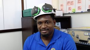 Mr. Jevon Eaton, Generation Superintendent at the Nevis Electricity Company Limited