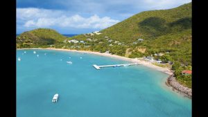 Oualie Beach – an aerial view (photo provided)