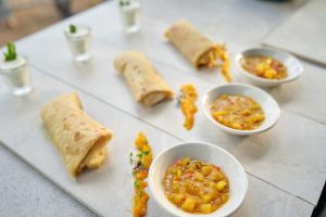 Mango dish samples from a previous Mango Festival on Nevis (photo provided)