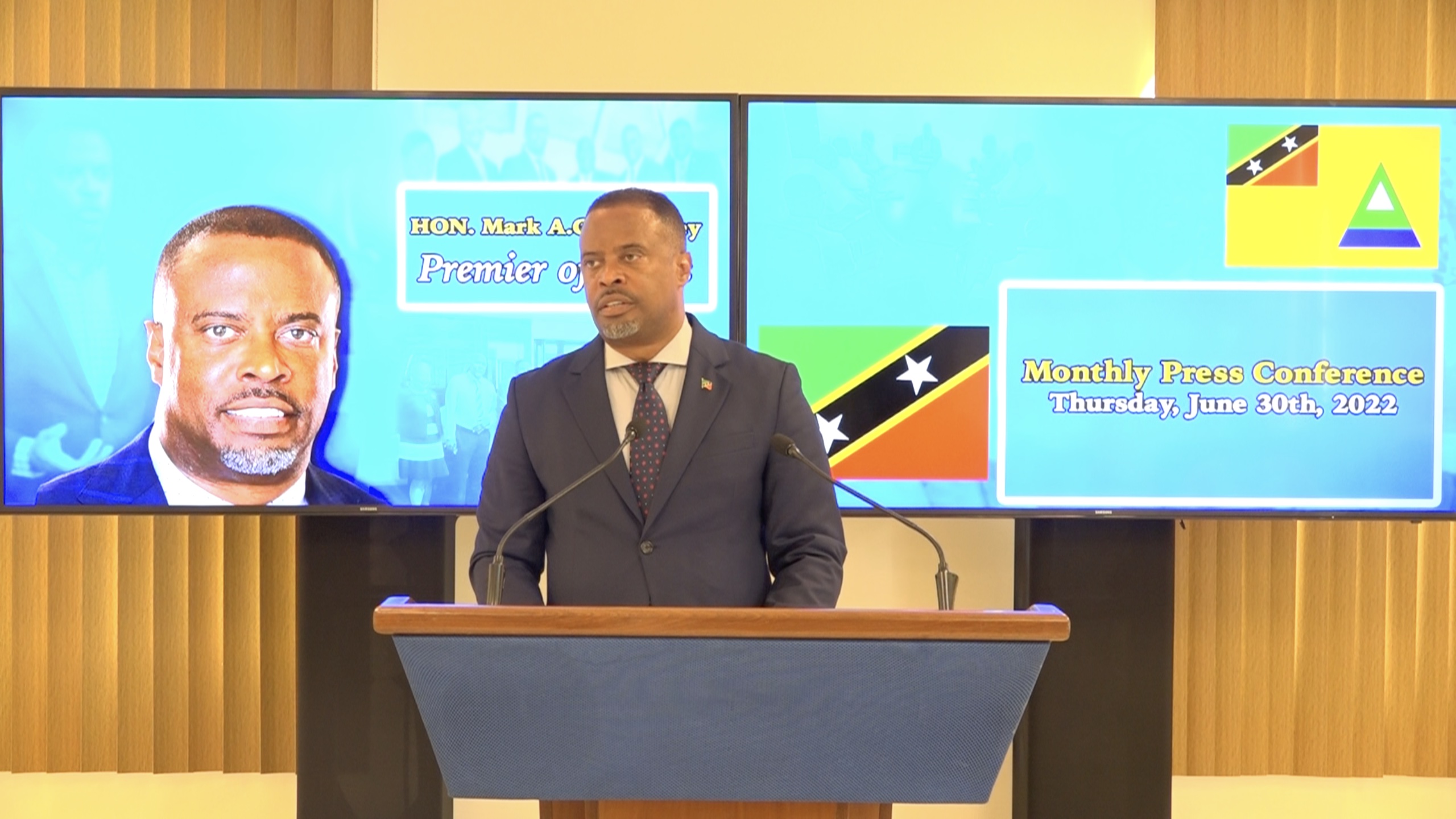 Hon. Mark Brantley, Premier of Nevis