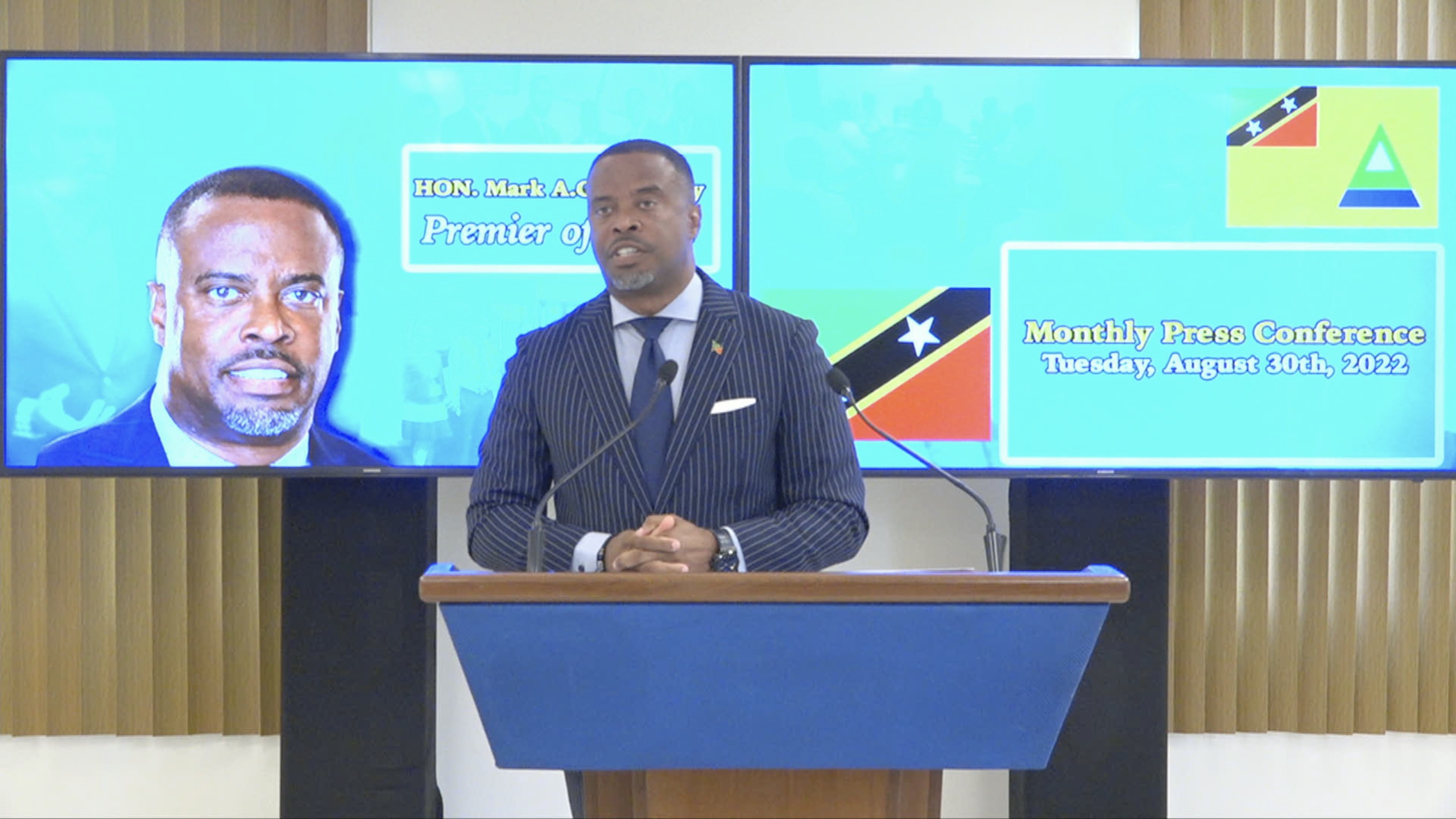 Hon. Mark Brantley, Premier of Nevis